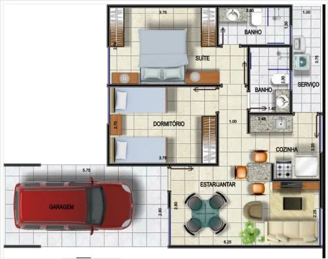 Casa recém reformada em condomínio fechado Riviera III, área verde, segurança e conforto. - Foto 4