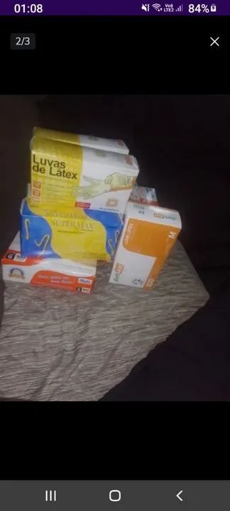 Luvas de Látex Descarpack - Pacote com 100 unidades - Foto 2