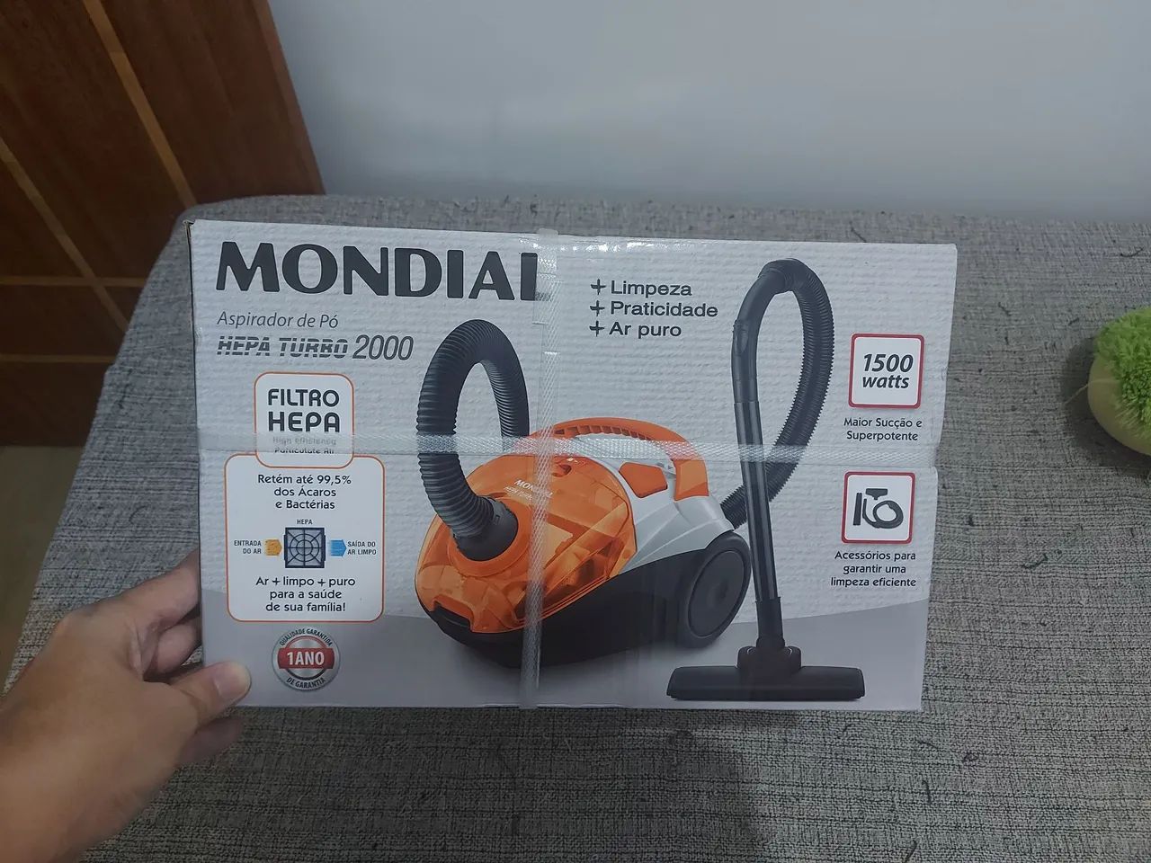 Aspirador de Pó Mondial HEPA Turbo 2000 - 1500W - Foto 3