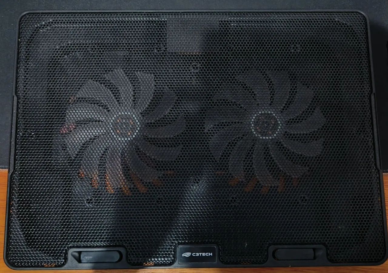 Base Refrigerada para Notebook C3Tech NBC-50BK 15,6" Refrigerada com 2 Coolers - Foto 2