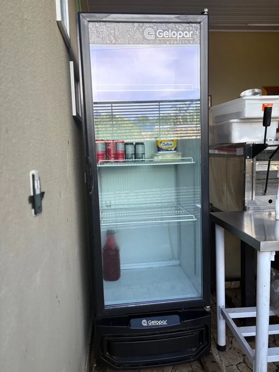 Geladeira Expositora Vertical 1 Porta 80 Litros - Gelopar - Nova - Foto 3