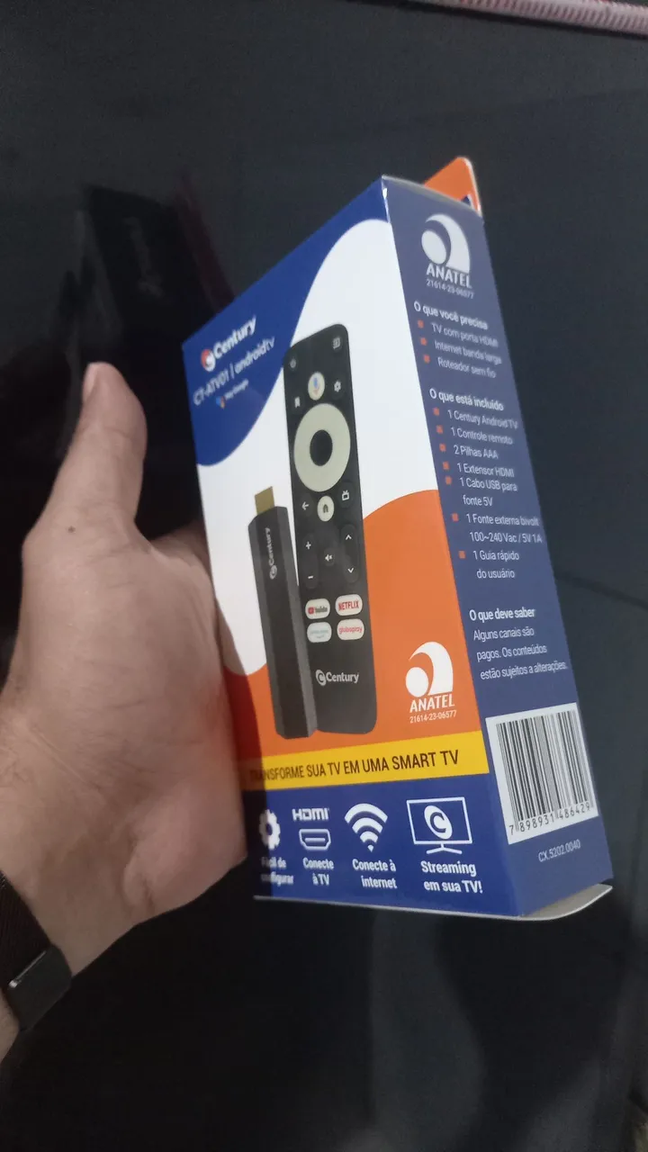 Android TV Box Century CT-ATVO1 - Transforme sua TV em Smart TV