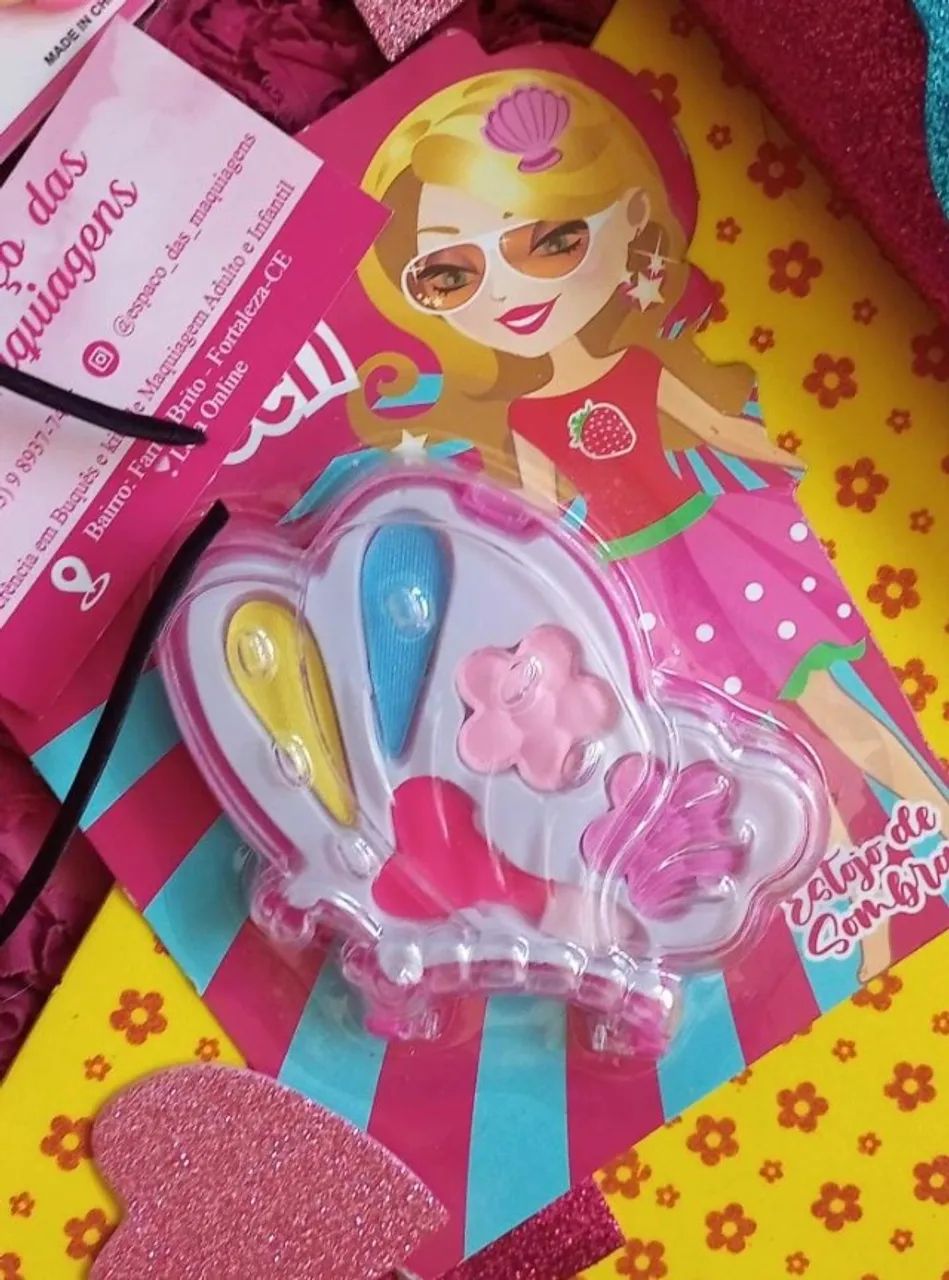Buquê com maquiagem e acessórios infantil - Foto 2