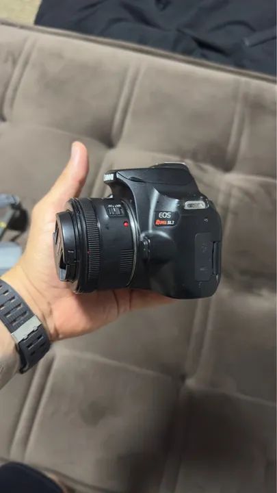 Canon sl3 + lente 50mm usada mais para vídeo  - Foto 4