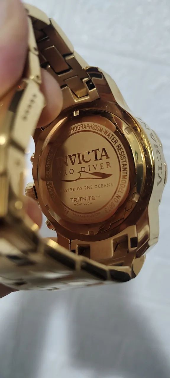 Relógio INVICTA PRO DIVER 0073 dourado, ORIGINAL, sem detalhes.  - Foto 3