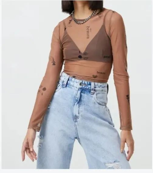 Cropeds/blusas de manga