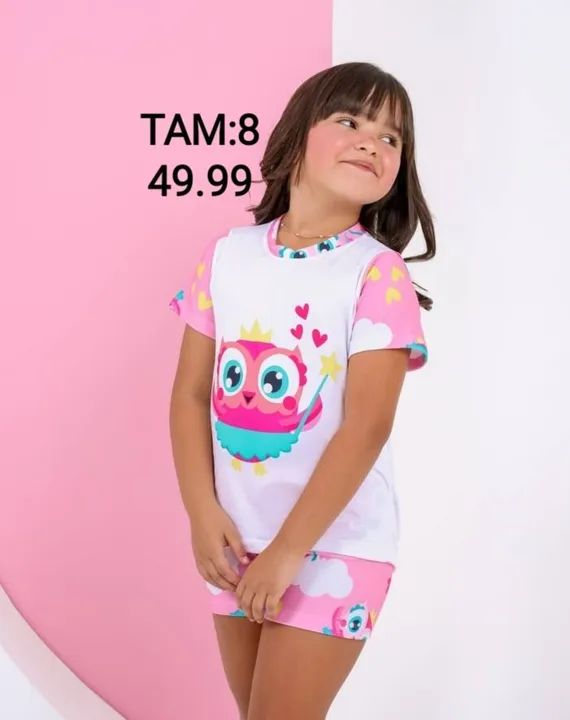 Pijamas Infantil Tam e valores nas fotos  - Foto 2