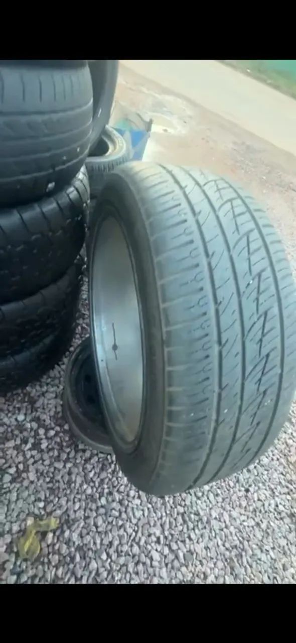 Rodas 22 com pneus zeros praticamente - Foto 2