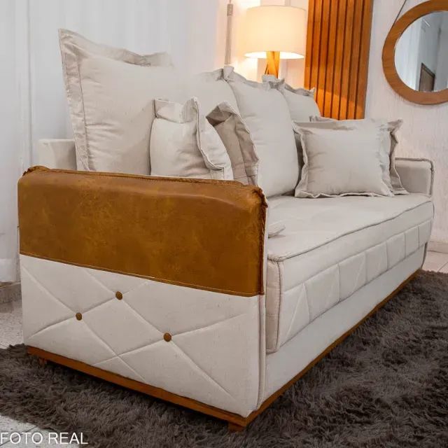 Sofá 3 lugares Vegan - Foto 2