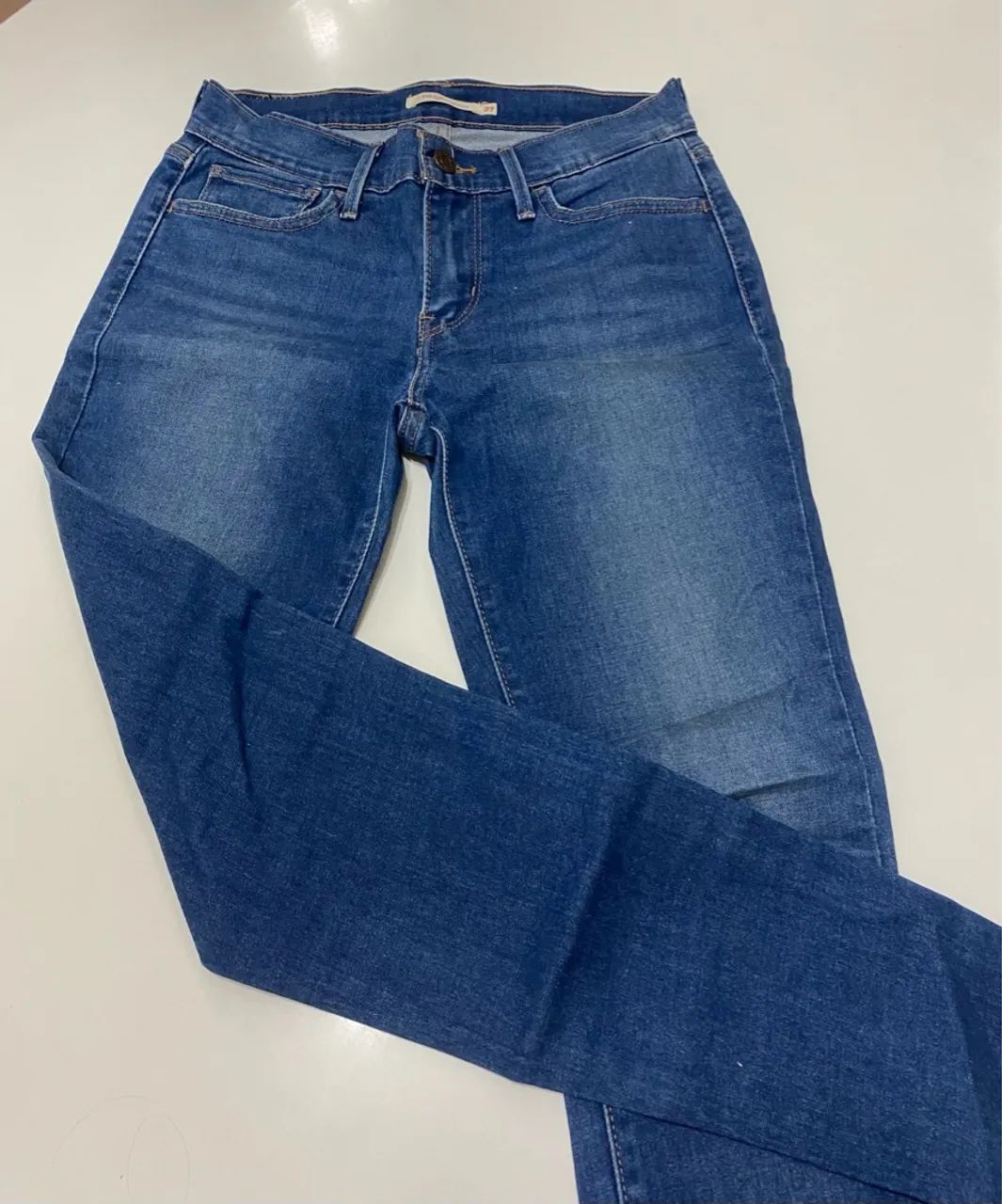 Calça Jeans Skinny Azul Feminina Levis