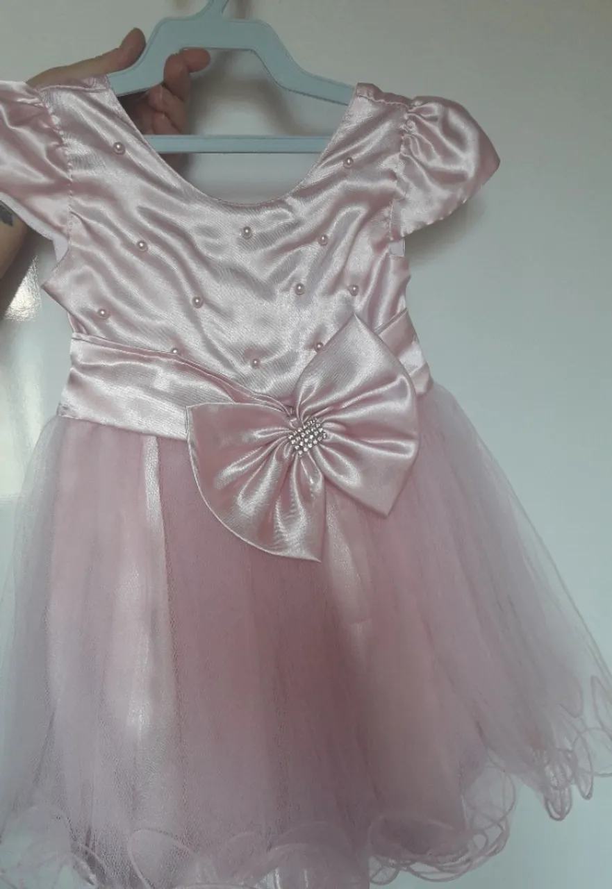 Vestido infantil festa