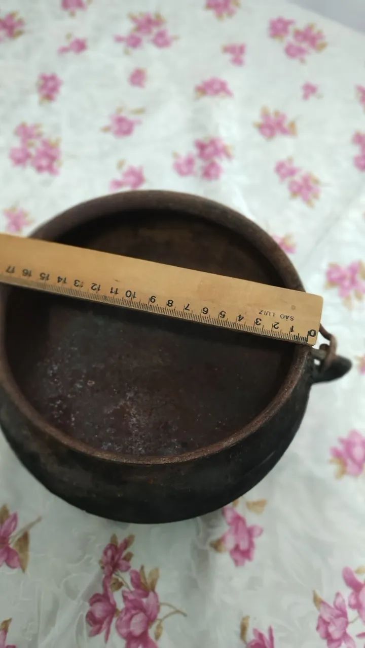 Panela de ferro antiga  - Foto 4