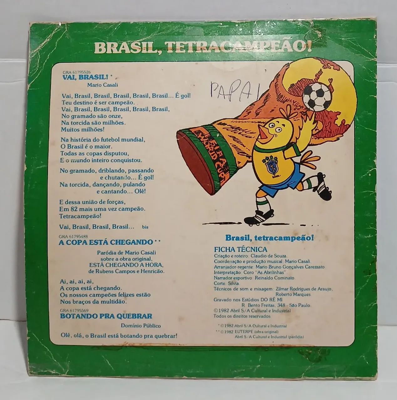Disco de Vinil Compacto Brasil Tetracampeão - Foto 4