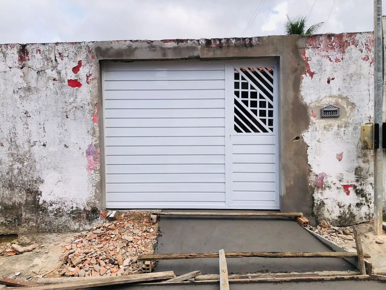 Portão de alumínio 