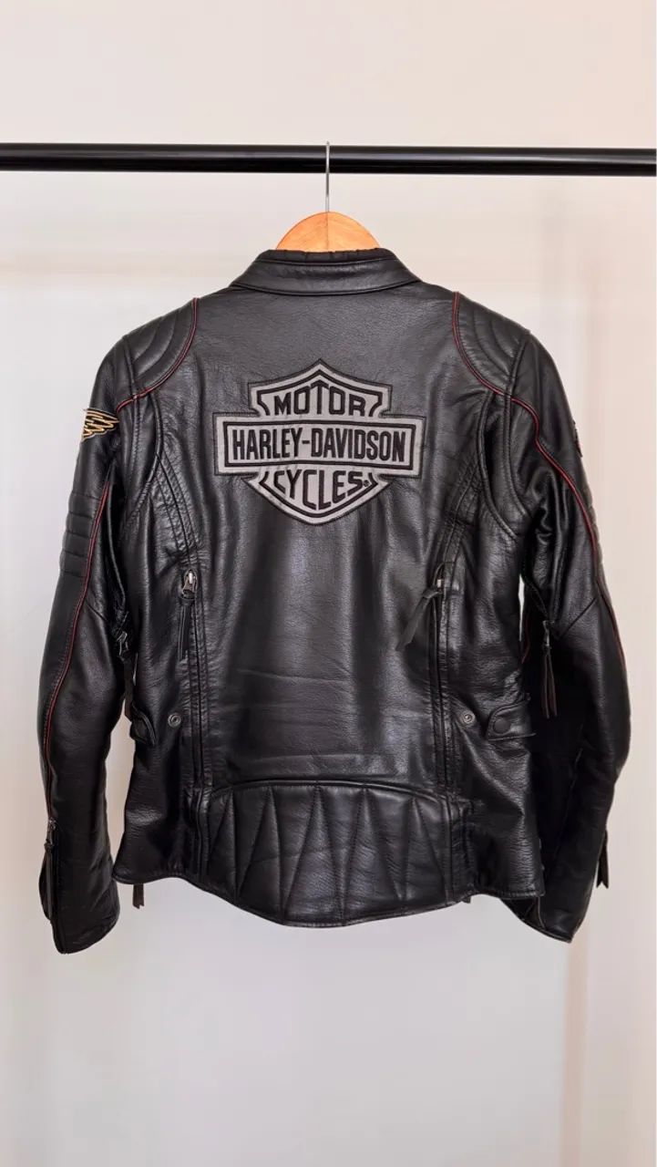Jaqueta de Couro Feminina Motociclista Harley-Davidson - Foto 2