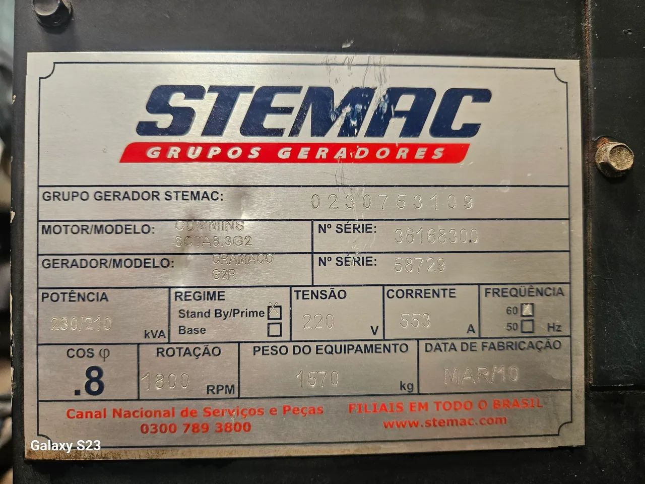 Gerador 230 kva stemac - Foto 3