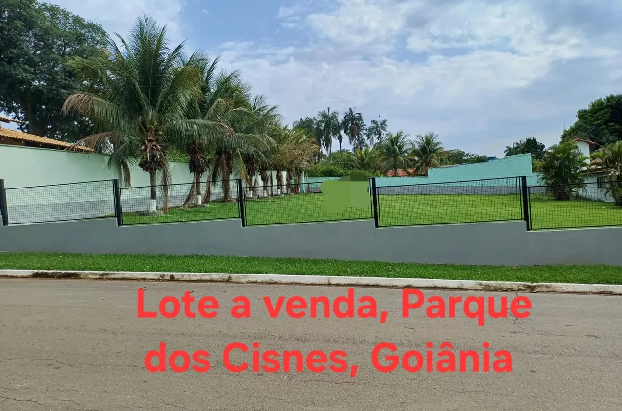 Lote a venda em condomínio fechado localizado no Parque dos Cisnes, Goiânia, GO