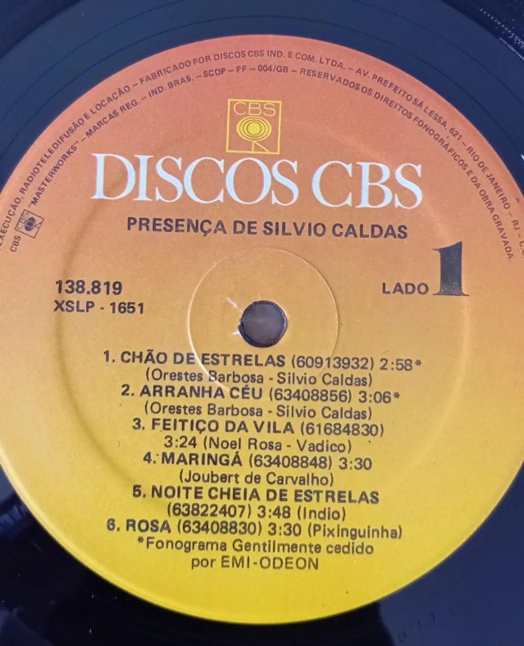 DISCO DE VINIL PRESENÇA DE SILVIO CALDAS - Foto 3
