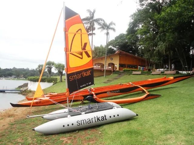 veleiro catamarã com cascos infláveis - SMARTKAT original - Foto 5