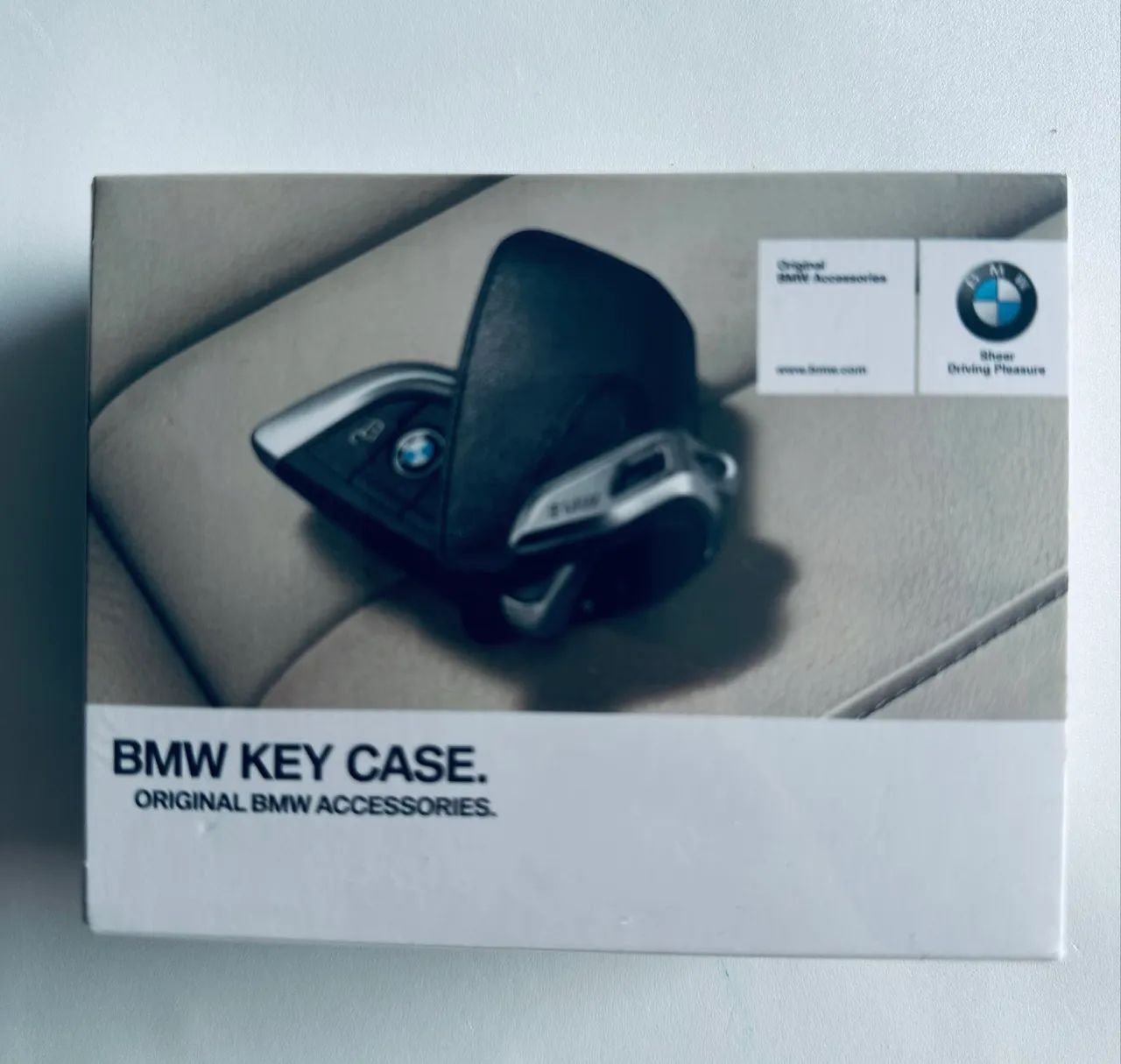 Capa de chave de couro BMW (original)