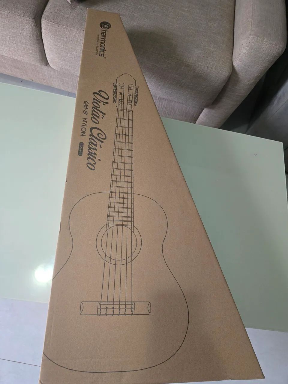 Violão clássico preto