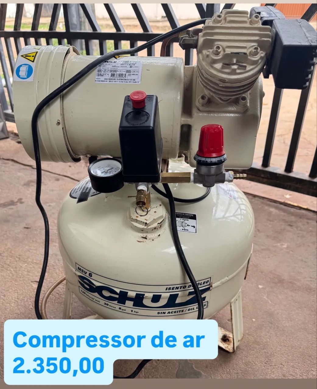 Vende-se Compressor de ar e RX odontológico 