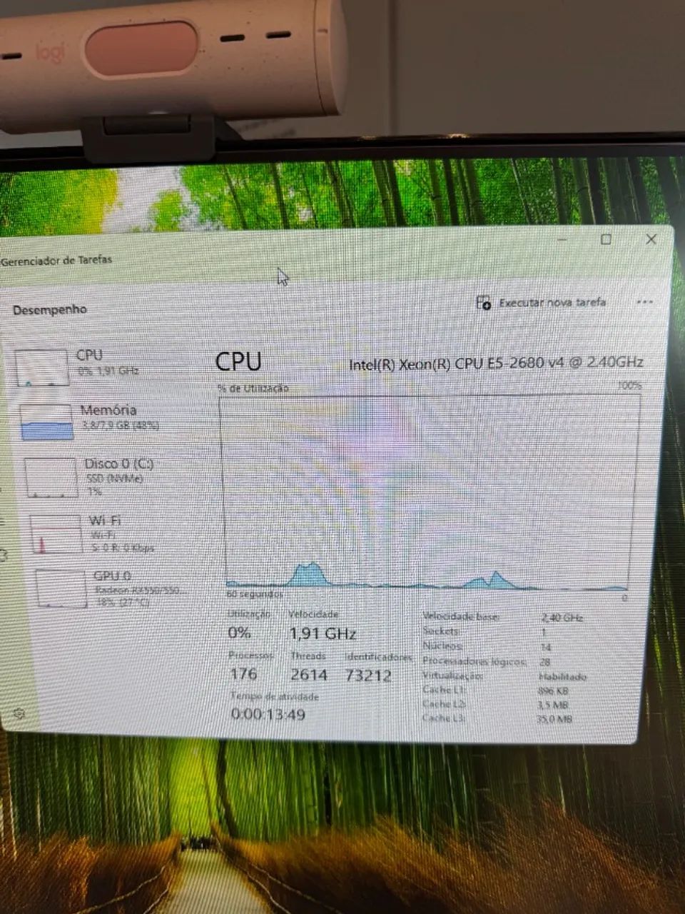 PC Xeon 2680 V4 8gb Ram SSD 128gb Nvme - Foto 4