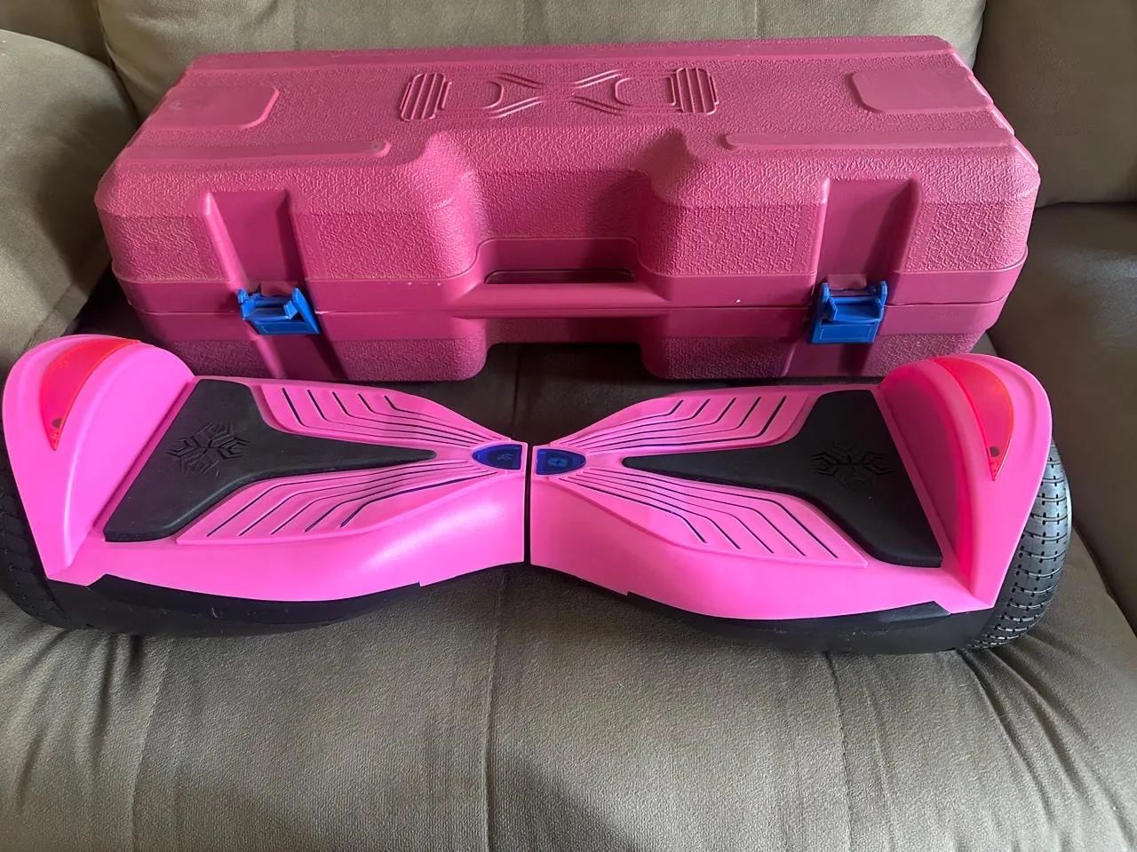 Skate elétrico hoverboard rosa - Foto 3