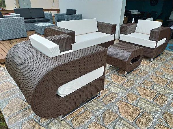 Oferta em conjunto de sofáres com 4 lugares 