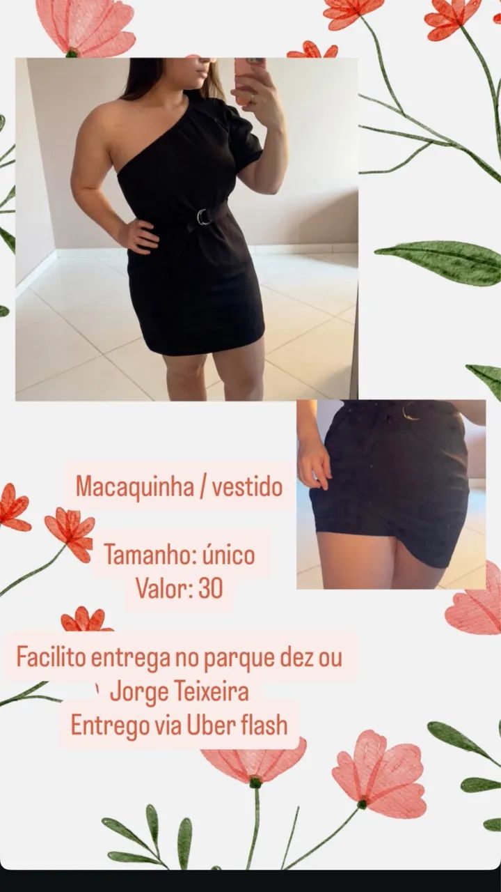 Vestido preto / macaquinha - Foto 2