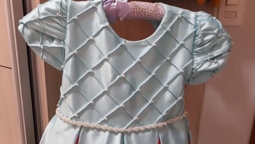 Vestido princessa Ariel 1 ano - Foto 5