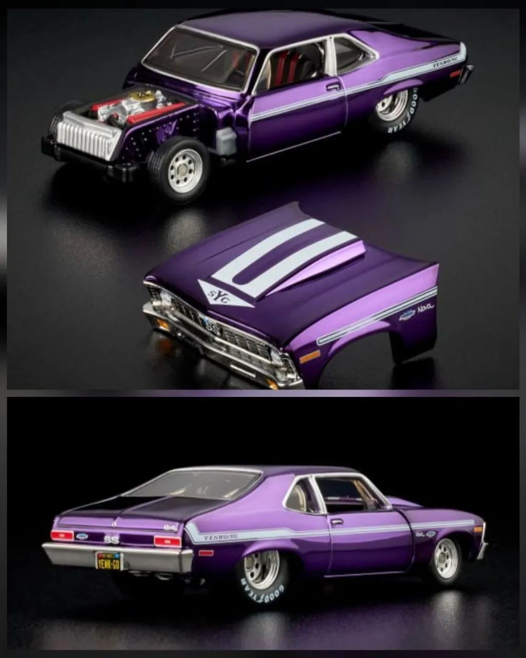 1972 sELECTIONs Exclusive RLC SS Nova Chevy 1972 ノバ 限定 RLC ホットウィール Chevy SS🔥人気ありそうだけど Nova ミニカー