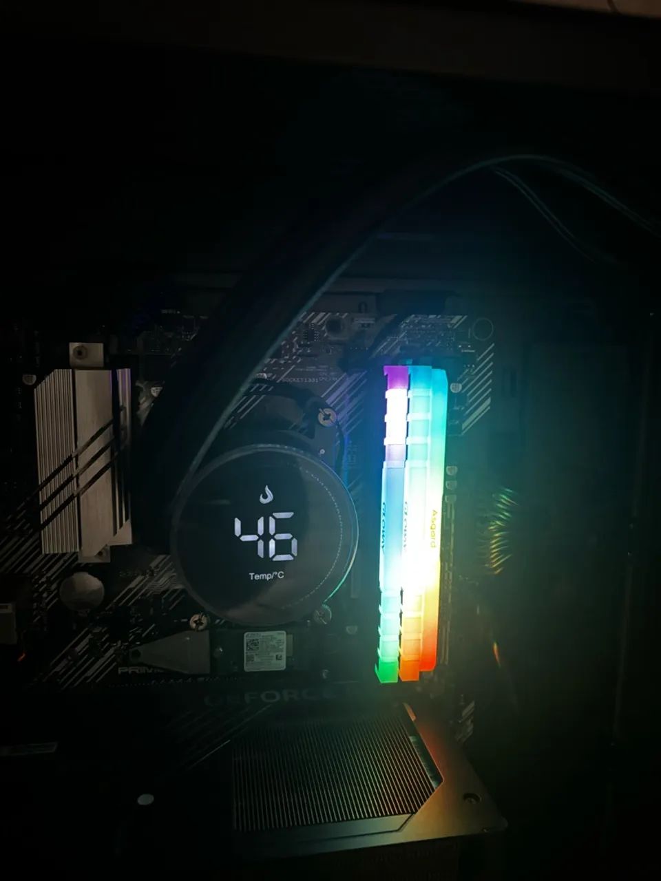 Water cooler 360mm ice black Rise Mode - Foto 2