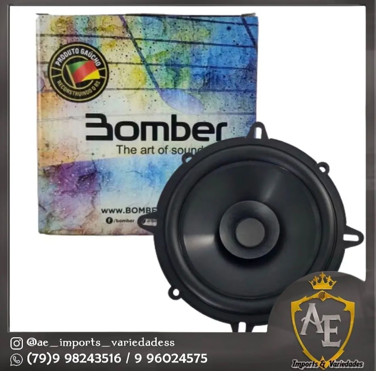Alto falante 5 polegadas bomber