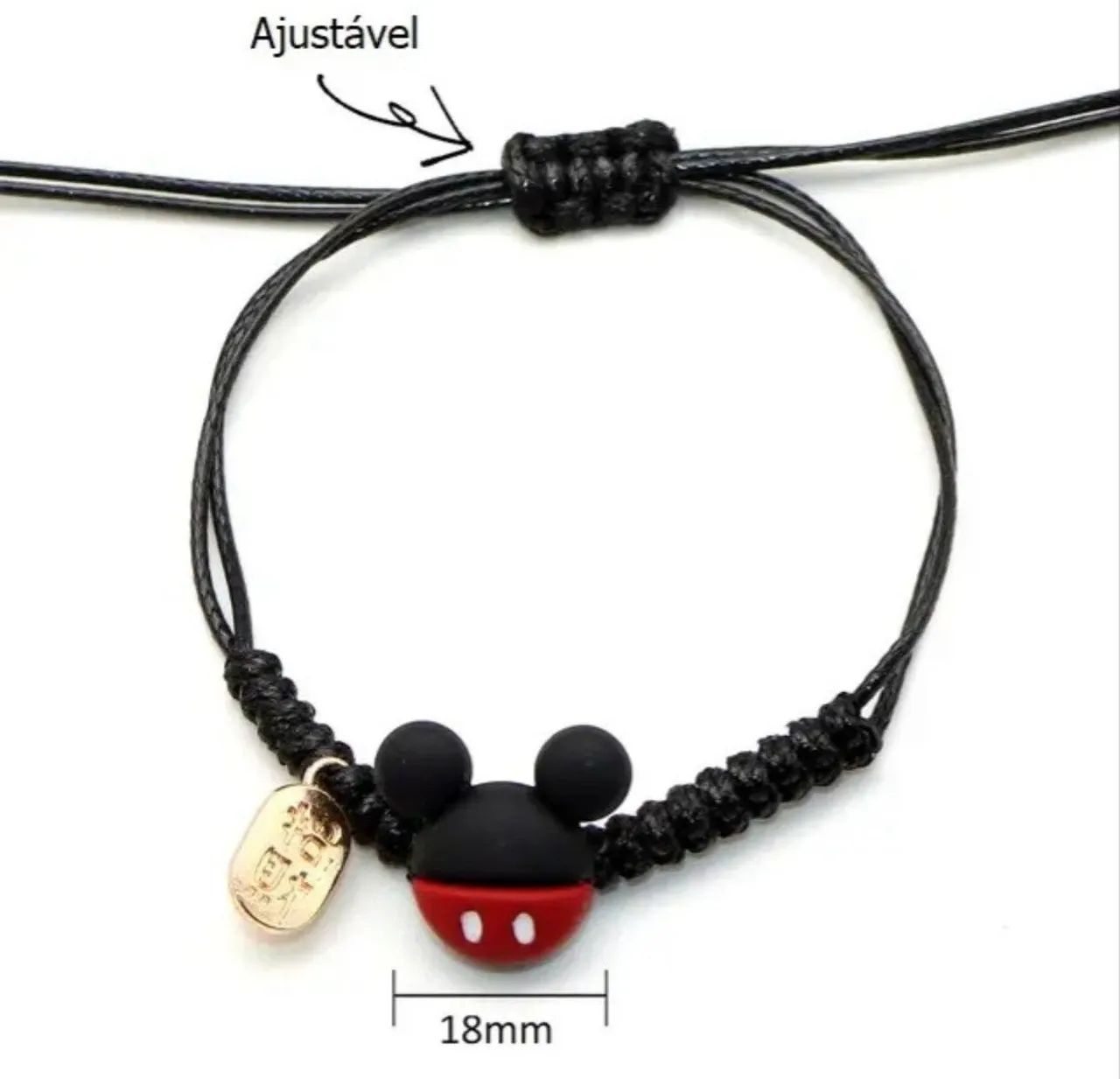 Pulseira Telescópica Mickey Trançada  - Foto 3