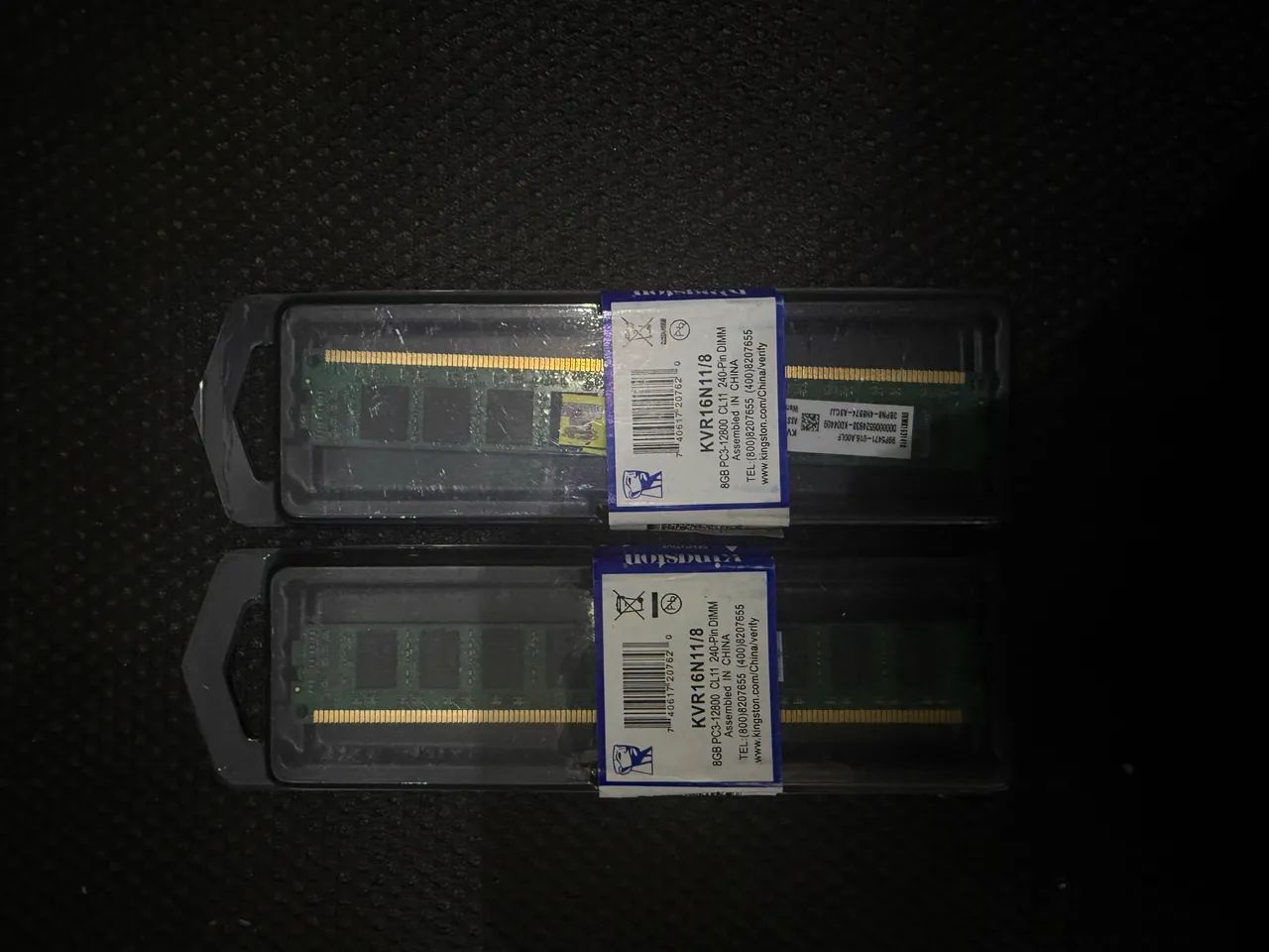 MEMÓRIA RAM DDR3 2 PENTES DE 8GB
