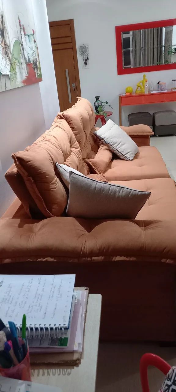 Sofa retrátil 2,50m semi novo