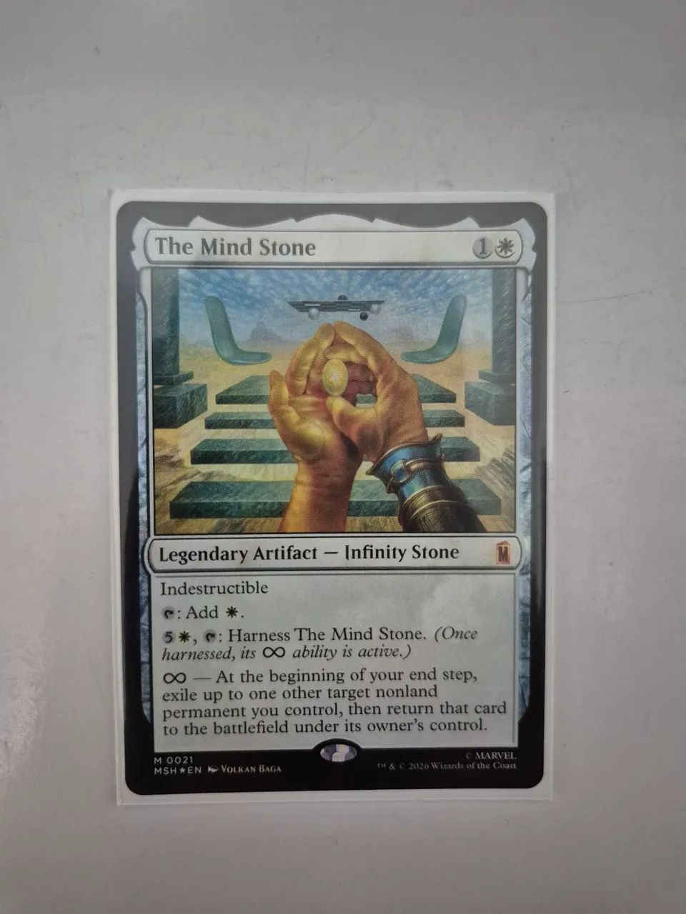 The mind stone foil mtg marvel