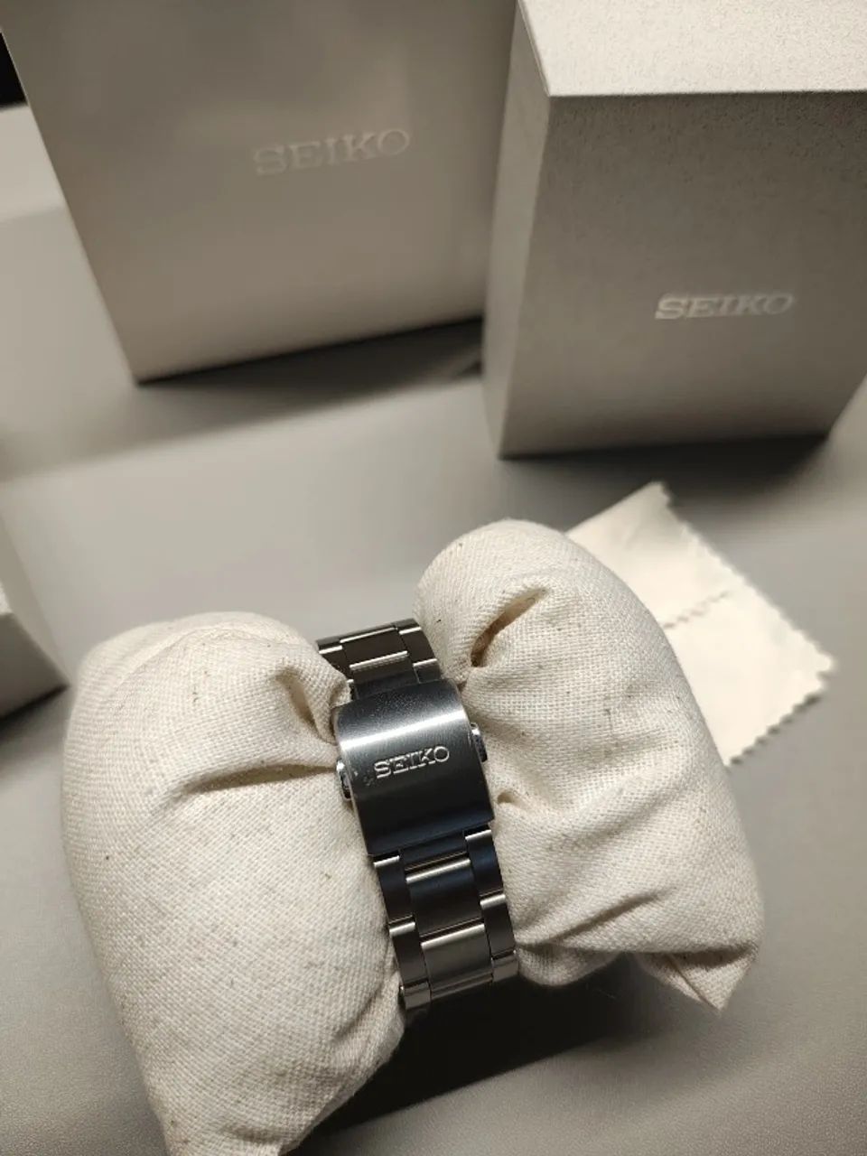 ? Seiko Presage Open Heart Automático Marfim SSA423 - Elegância e Sofisticação - Foto 5