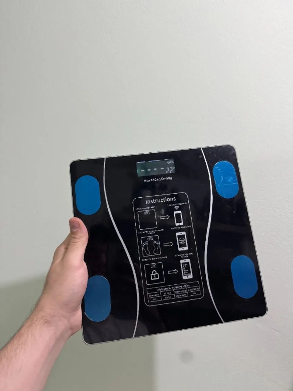 BALANÇA DIGITAL INTELIGENTE COM BLUETOOTH