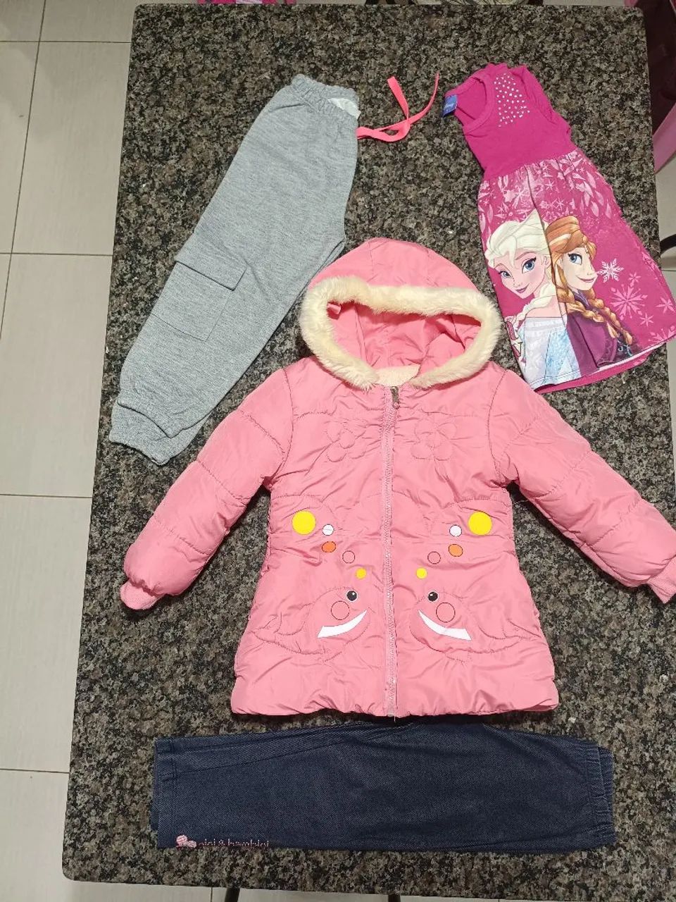 Kit roupas infantil 3 anos.