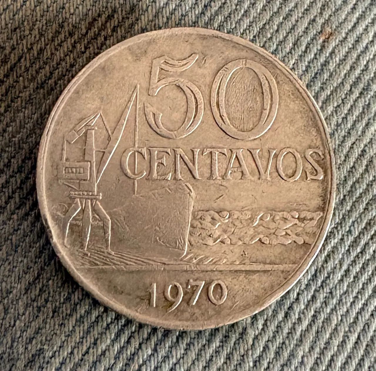 Moeda de 50 centavos 1970 - Foto 3