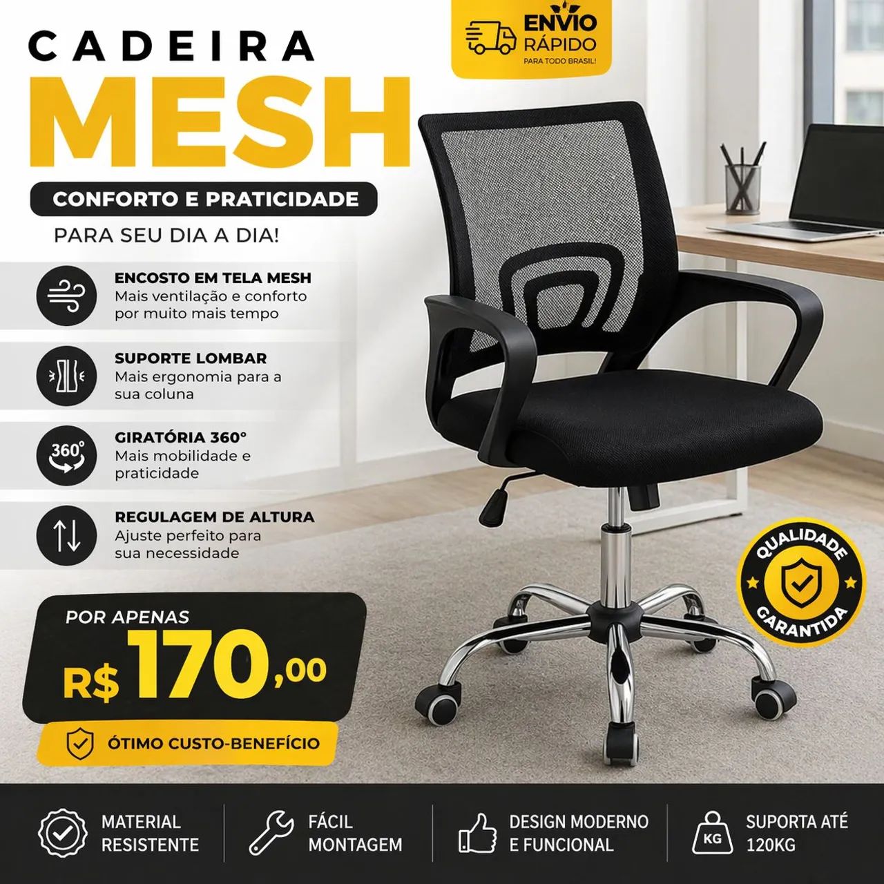 Cadeira escritório 