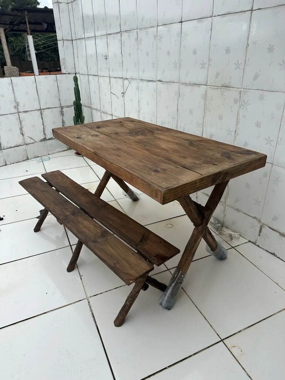 Mesa de madeira  - Foto 4