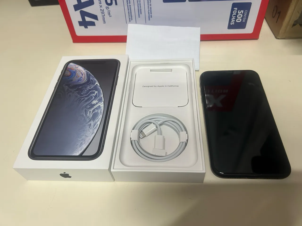 iPhone XR 128GB Preto - Muito Conservado + Caixa Original