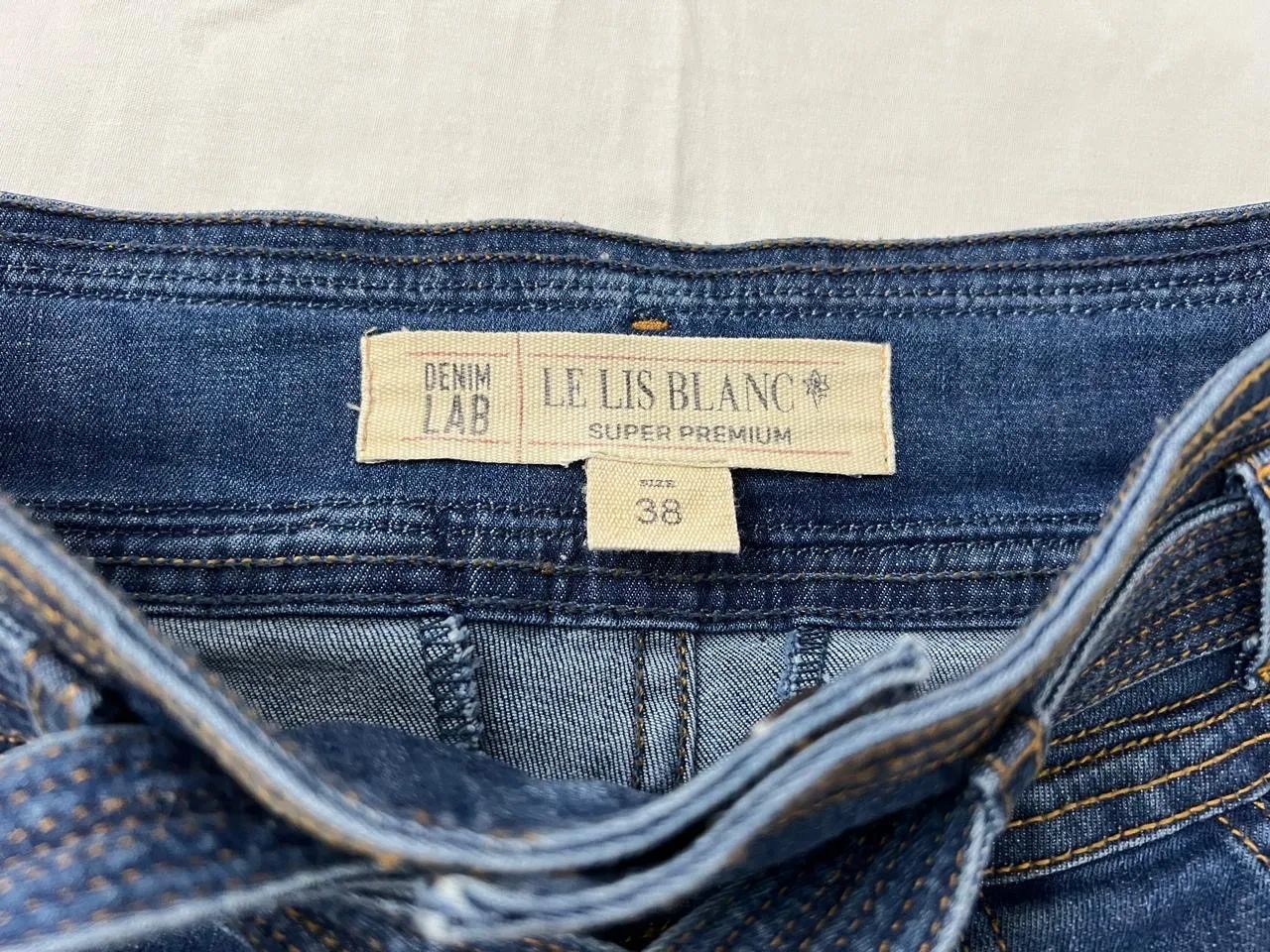 Calça Jeans Le Lis Blanc Tamanho 38 Stretch Ótimo Estado - Foto 4