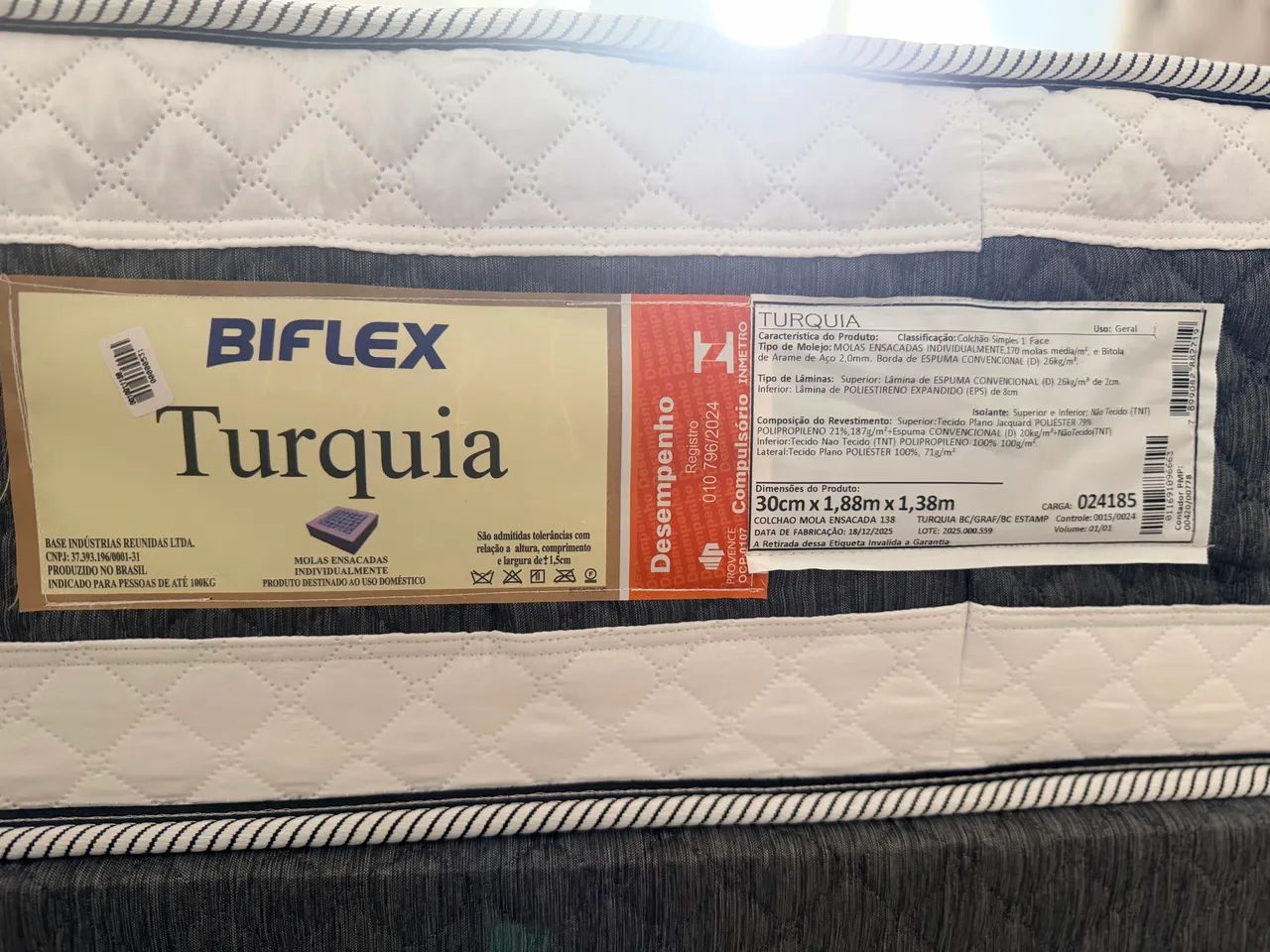 Cama Box Casal Completa Biflex Turquia  - Foto 3