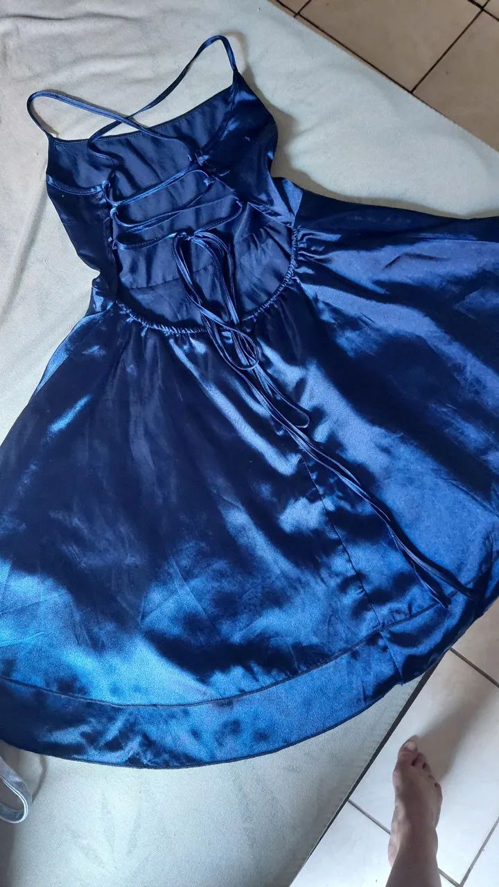 Vestido setim chique - Foto 2