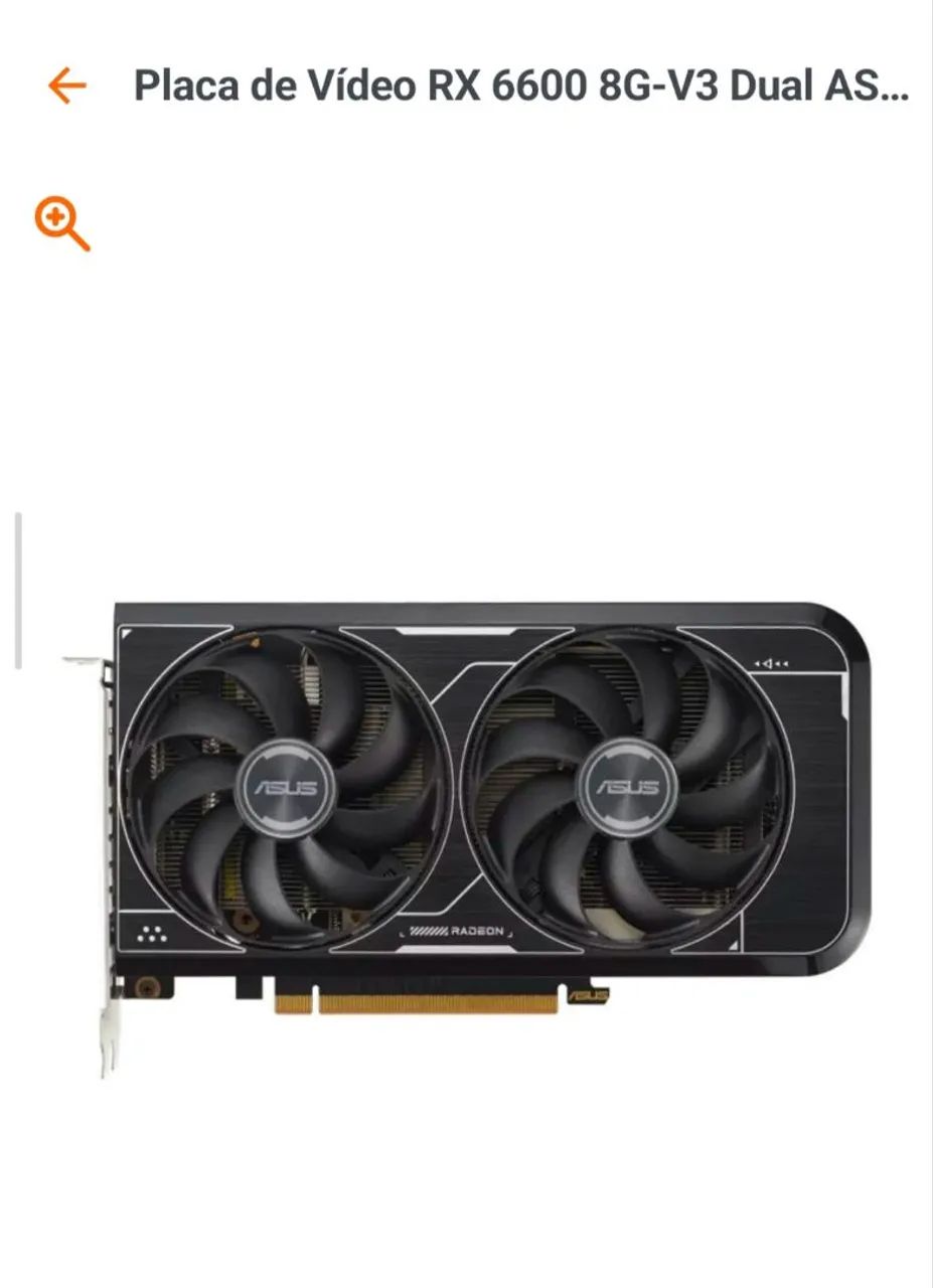 Placa de Video ASUS AMD Radeon RX6600 - Foto 4