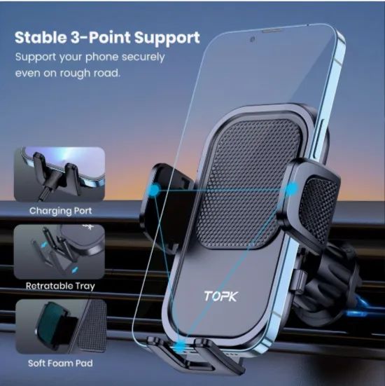 Suporte de Telemóvel para Carro TOPK! - Foto 2